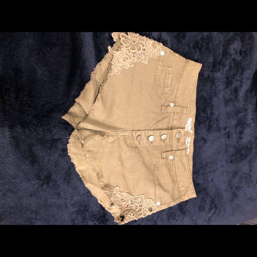 High waisted shorts